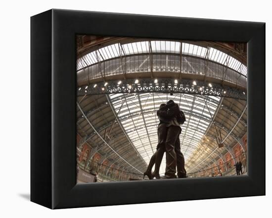 St. Pancras Station, London, England-Jon Arnold-Framed Premier Image Canvas
