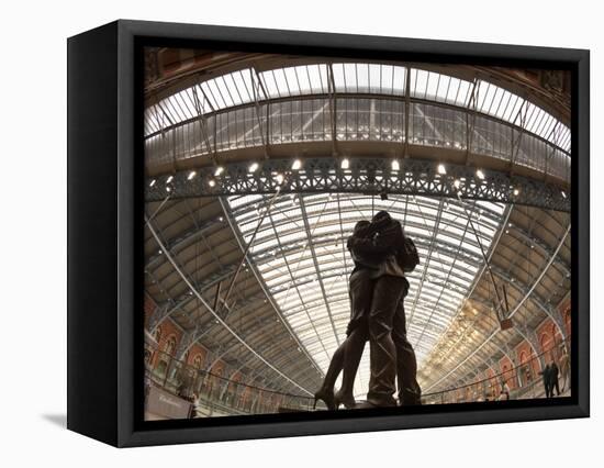 St. Pancras Station, London, England-Jon Arnold-Framed Premier Image Canvas