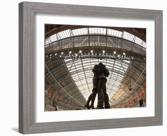 St. Pancras Station, London, England-Jon Arnold-Framed Photographic Print