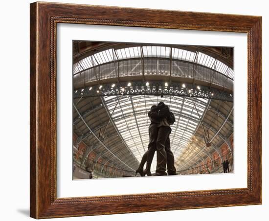 St. Pancras Station, London, England-Jon Arnold-Framed Photographic Print