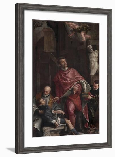 St Pantaleon Healing a Child-Veronese-Framed Giclee Print
