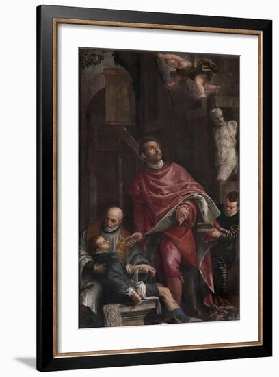 St Pantaleon Healing a Child-Veronese-Framed Giclee Print