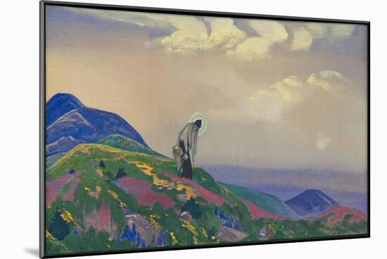 St. Panteleimon the Healer, 1931 (Tempera on Canvas)-Nicholas Roerich-Mounted Giclee Print