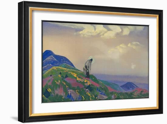 St. Panteleimon the Healer, 1931 (Tempera on Canvas)-Nicholas Roerich-Framed Giclee Print