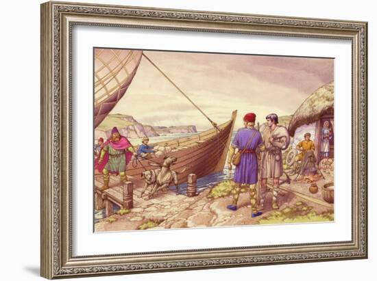 St Patrick of Ireland-Pat Nicolle-Framed Giclee Print