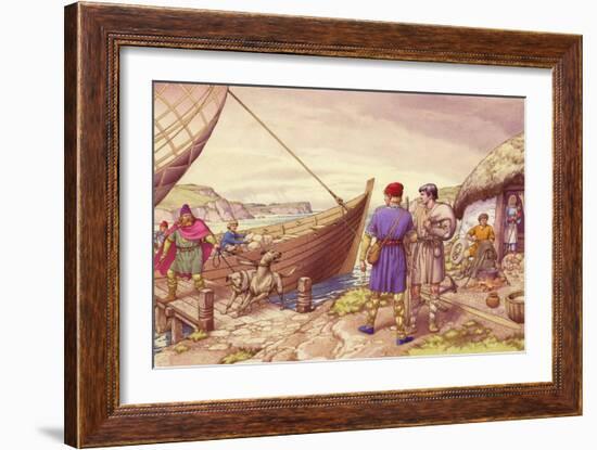 St Patrick of Ireland-Pat Nicolle-Framed Giclee Print