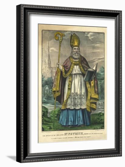 St Patrick, Pub. Currier and Ives, C.1860-null-Framed Giclee Print