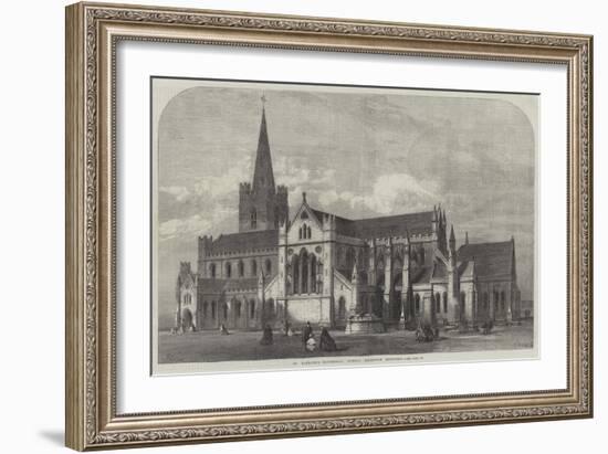 St Patrick's Cathedral, Dublin, Recently Restored-Frank Watkins-Framed Giclee Print