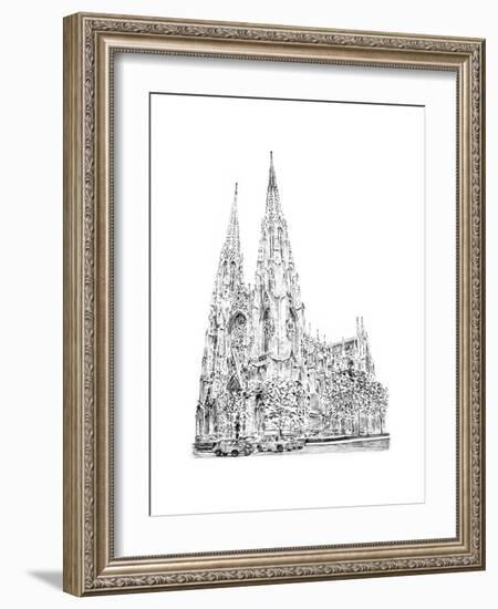 St Patrick's Cathedral, Fifth Avenue, New York, 2010-Anthony Butera-Framed Giclee Print