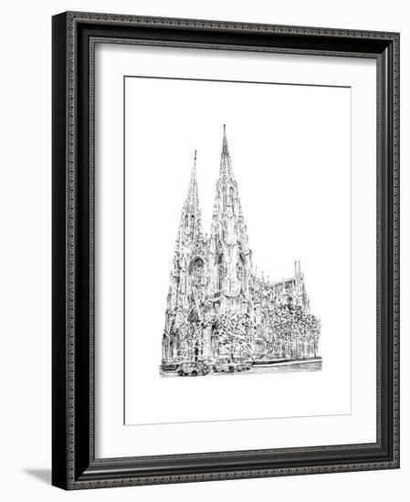 St Patrick's Cathedral, Fifth Avenue, New York, 2010-Anthony Butera-Framed Giclee Print