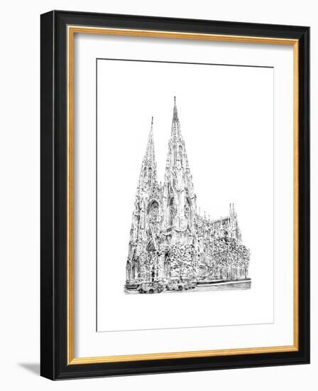St Patrick's Cathedral, Fifth Avenue, New York, 2010-Anthony Butera-Framed Giclee Print