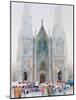 St. Patrick's Cathedral, New York, 1990-Myung-Bo Sim-Mounted Giclee Print