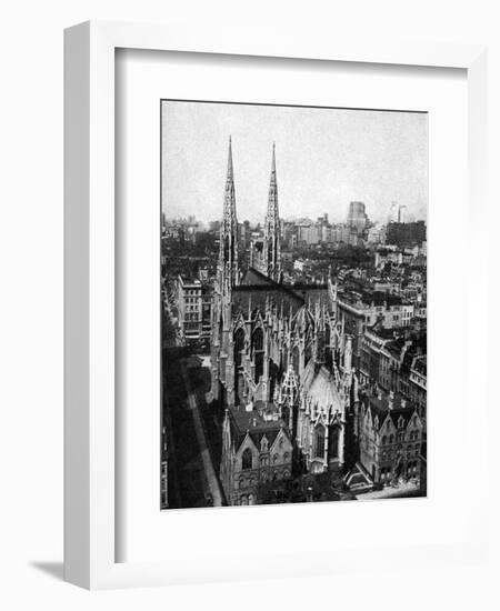 St Patrick's Cathedral, New York City, USA, C1930S-Ewing Galloway-Framed Premium Giclee Print