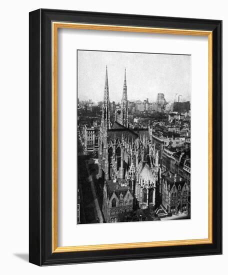 St Patrick's Cathedral, New York City, USA, C1930S-Ewing Galloway-Framed Premium Giclee Print