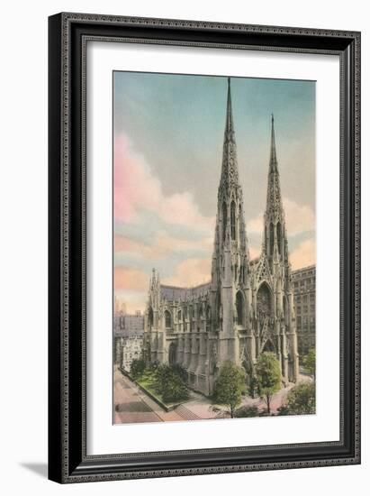 St. Patrick's Cathedral, New York City-null-Framed Art Print