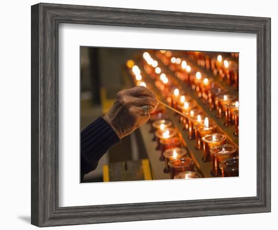 St Patrick's Cathedral.-Jon Hicks-Framed Photographic Print