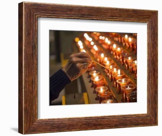 St Patrick's Cathedral.-Jon Hicks-Framed Photographic Print