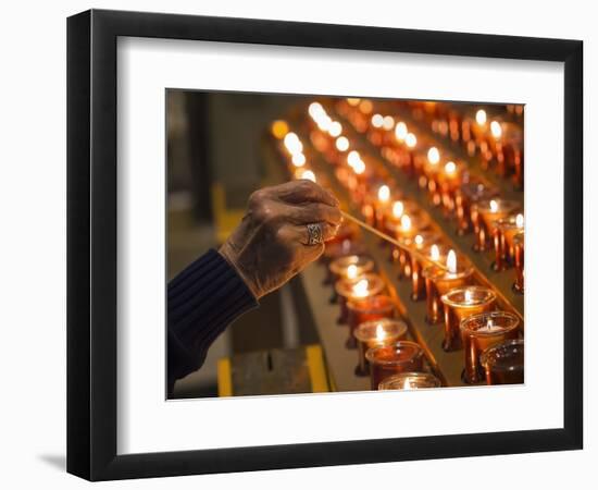 St Patrick's Cathedral.-Jon Hicks-Framed Photographic Print