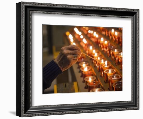 St Patrick's Cathedral.-Jon Hicks-Framed Photographic Print