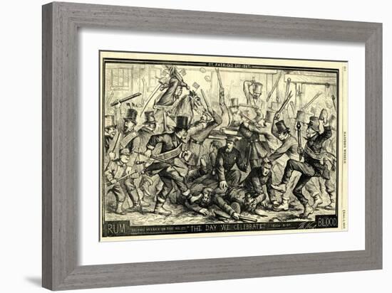 St. Patrick's Day, 1867-Thomas Nast-Framed Giclee Print