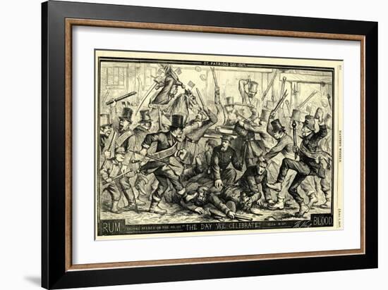 St. Patrick's Day, 1867-Thomas Nast-Framed Giclee Print