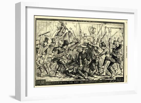 St. Patrick's Day, 1867-Thomas Nast-Framed Giclee Print