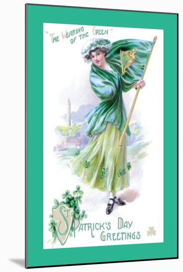 St. Patrick's Day Green-null-Mounted Art Print