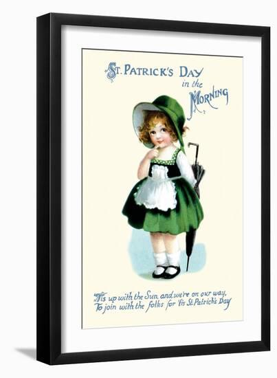 St. Patrick's Day in the Morning-null-Framed Art Print