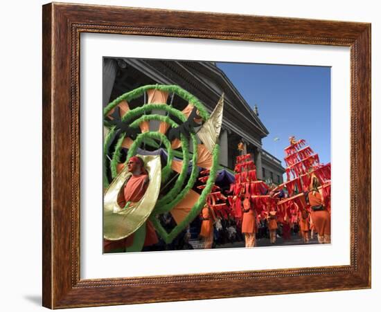 St. Patrick's Day Parade Celebrations, Dublin, Republic of Ireland (Eire)-Christian Kober-Framed Photographic Print