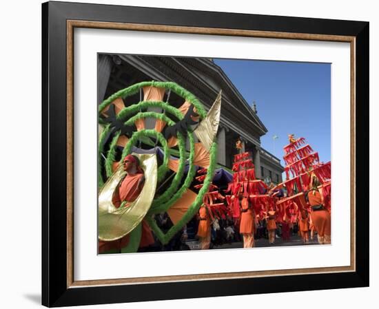 St. Patrick's Day Parade Celebrations, Dublin, Republic of Ireland (Eire)-Christian Kober-Framed Photographic Print
