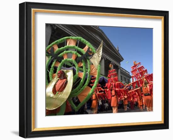 St. Patrick's Day Parade Celebrations, Dublin, Republic of Ireland (Eire)-Christian Kober-Framed Photographic Print