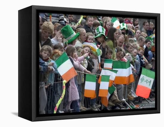 St. Patrick's Day Parade Celebrations, Dublin, Republic of Ireland (Eire)-Christian Kober-Framed Premier Image Canvas