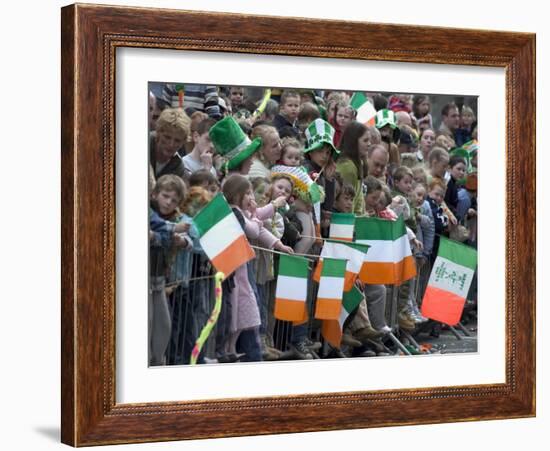 St. Patrick's Day Parade Celebrations, Dublin, Republic of Ireland (Eire)-Christian Kober-Framed Photographic Print