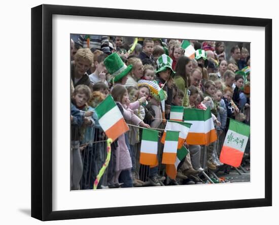 St. Patrick's Day Parade Celebrations, Dublin, Republic of Ireland (Eire)-Christian Kober-Framed Photographic Print