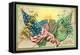 St. Patrick's Day, U.S. and Irish Flags-null-Framed Stretched Canvas