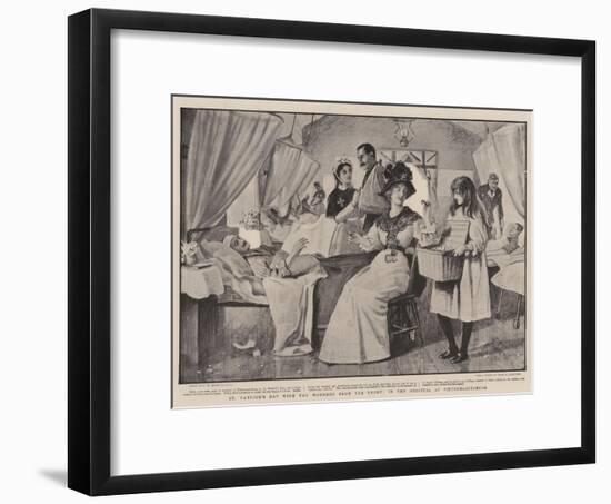 St Patrick's Day with the Wounded from the Front, in the Hospital at Pietermaritzburg-Robert Walker Macbeth-Framed Giclee Print