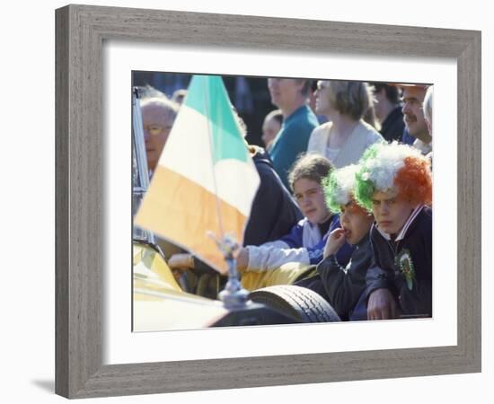 St. Patrick's Parade, Patrick Street, Dublin, County Dublin, Eire (Ireland)-Bruno Barbier-Framed Photographic Print