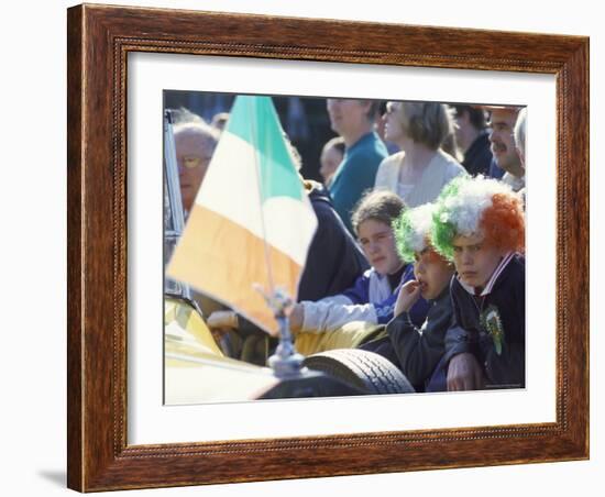 St. Patrick's Parade, Patrick Street, Dublin, County Dublin, Eire (Ireland)-Bruno Barbier-Framed Photographic Print