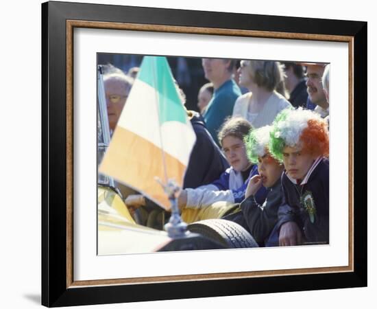 St. Patrick's Parade, Patrick Street, Dublin, County Dublin, Eire (Ireland)-Bruno Barbier-Framed Photographic Print