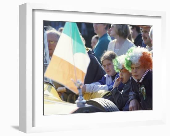 St. Patrick's Parade, Patrick Street, Dublin, County Dublin, Eire (Ireland)-Bruno Barbier-Framed Photographic Print