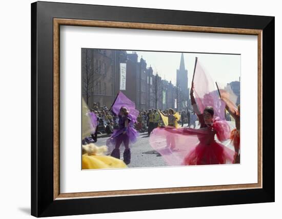 St. Patrick's Parade, Patrick Street, Dublin, County Dublin, Eire (Ireland)-Bruno Barbier-Framed Photographic Print