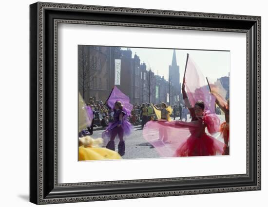 St. Patrick's Parade, Patrick Street, Dublin, County Dublin, Eire (Ireland)-Bruno Barbier-Framed Photographic Print