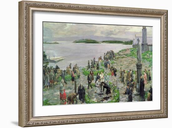 St Patrick's Purgatory, 1930-Sir John Lavery-Framed Giclee Print