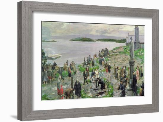 St Patrick's Purgatory, 1930-Sir John Lavery-Framed Giclee Print