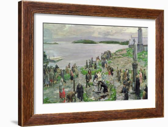 St Patrick's Purgatory, 1930-Sir John Lavery-Framed Giclee Print