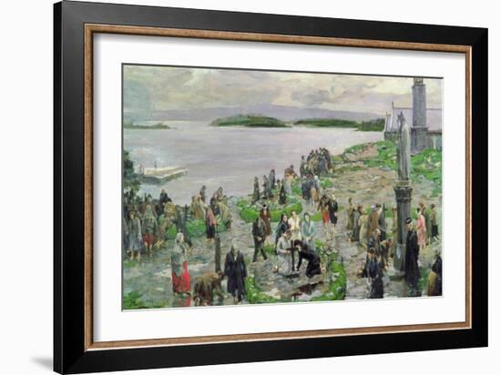 St Patrick's Purgatory, 1930-Sir John Lavery-Framed Giclee Print