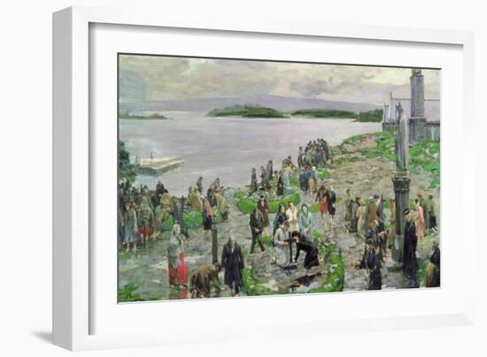 St Patrick's Purgatory, 1930-Sir John Lavery-Framed Giclee Print