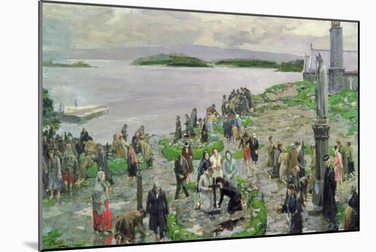 St Patrick's Purgatory, 1930-Sir John Lavery-Mounted Giclee Print