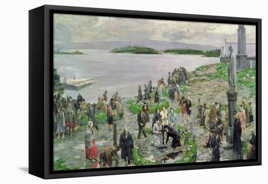 St Patrick's Purgatory, 1930-Sir John Lavery-Framed Premier Image Canvas