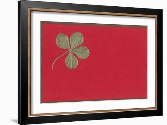St. Patricks Day, Four-Leaf Clover-null-Framed Art Print